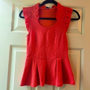 Anthropologie ruffle top